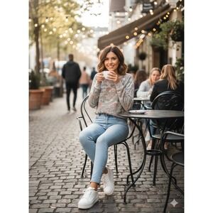 Mauricies Size 0X Long Sleeve Sweatshirt. Cottagecore, Lagonlook, Sprintime...